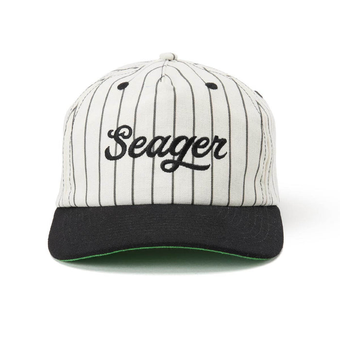 Seager Bronx Hemp Snapback White And Black