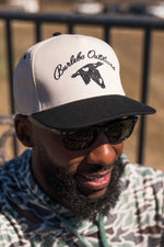 Burlebo Vintage Duck Hat at Boltranchstore.com cream and black mens womens unisex vintage baseball cap 