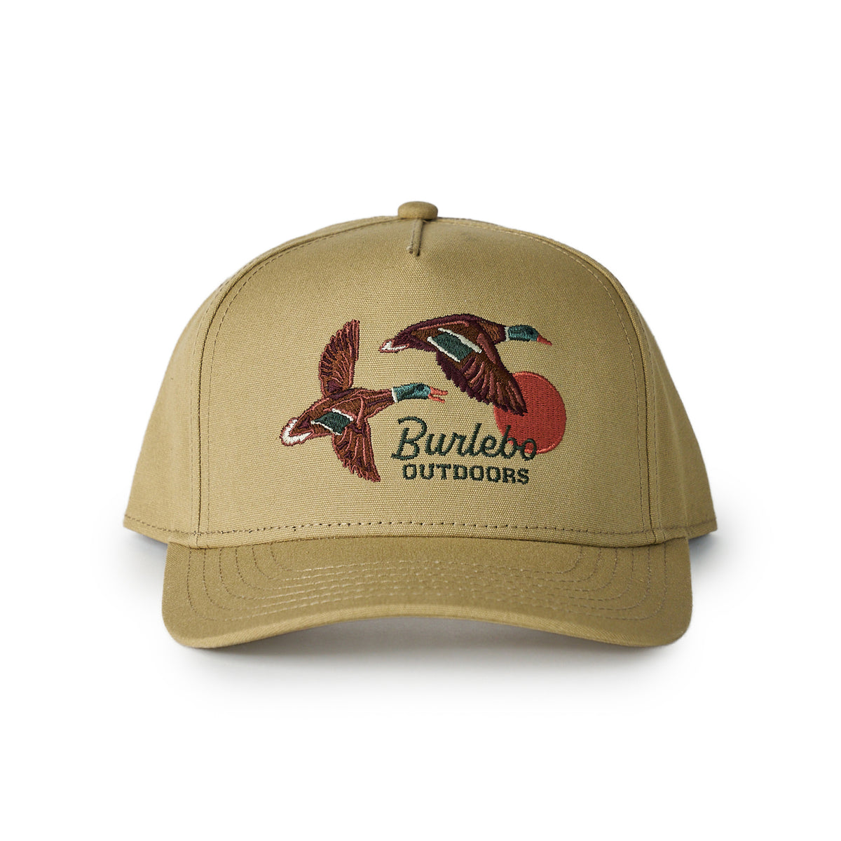Burlebo Sunrise Duck Cap coyote tan C-SRDK-CT cap hat outdoor western mens womens unisex hat Boltranchstore.com 