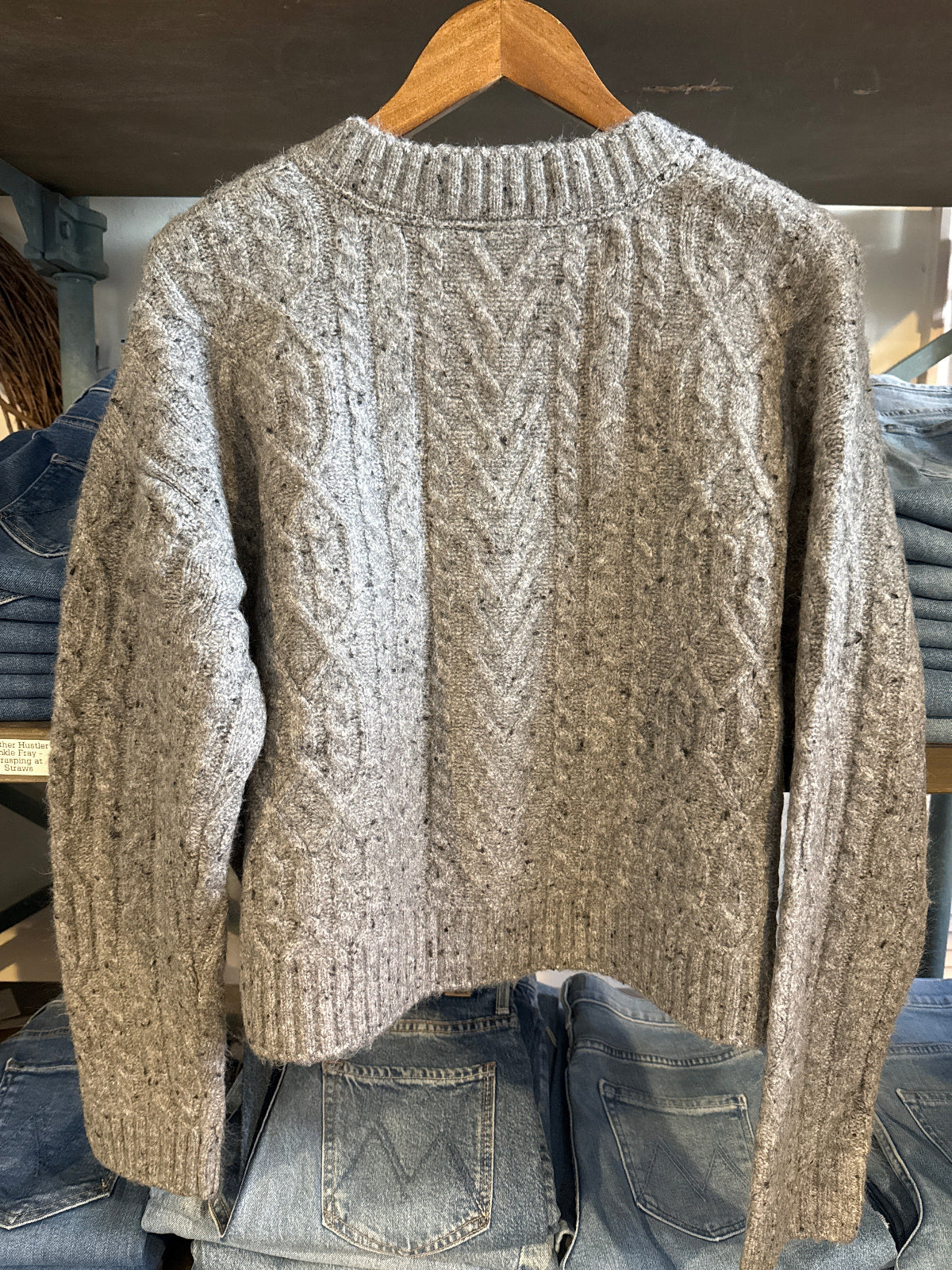 Formica Long Sleeve Crewneck Cardigan