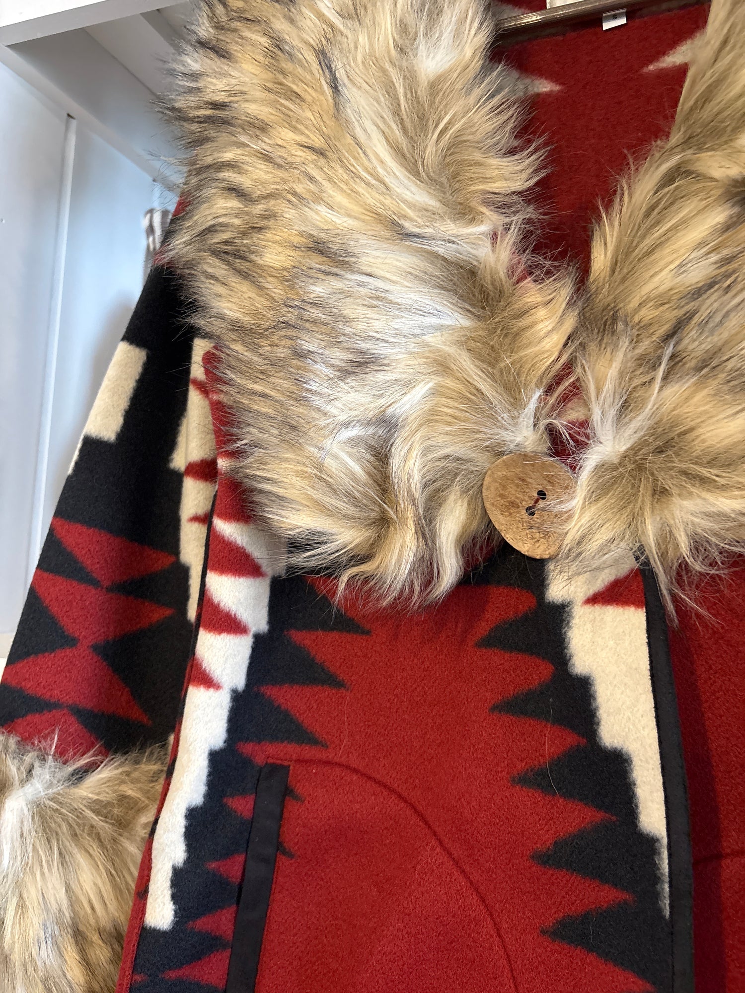 Tasha Polizzi Clay Coat Red