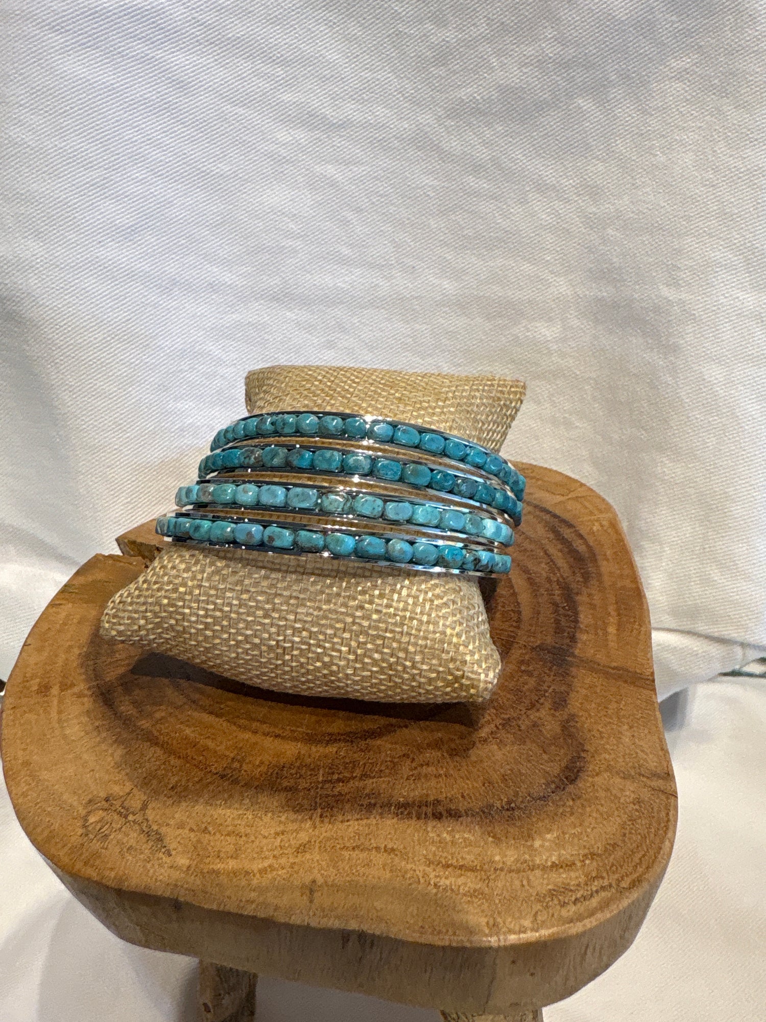 Paige Wallace Turquoise Blue Tube Bangle at boltranchstore.com western bangle womens jewlery outfit free shipping