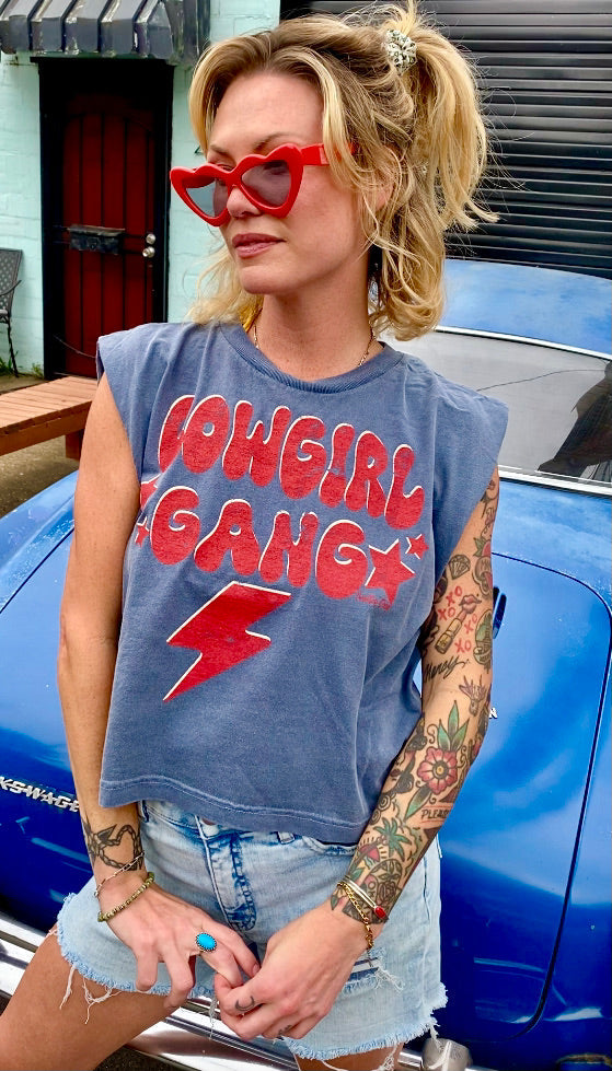 Cowgirl Gang Boxy Muscle Tee