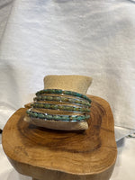 Paige Wallace Green Turquoise Tube Bangle at boltranchstore.com free shipping western wear outfit  jewelry nfr