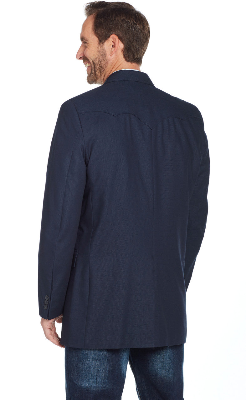 Plano Mens Navy Sport Coat
