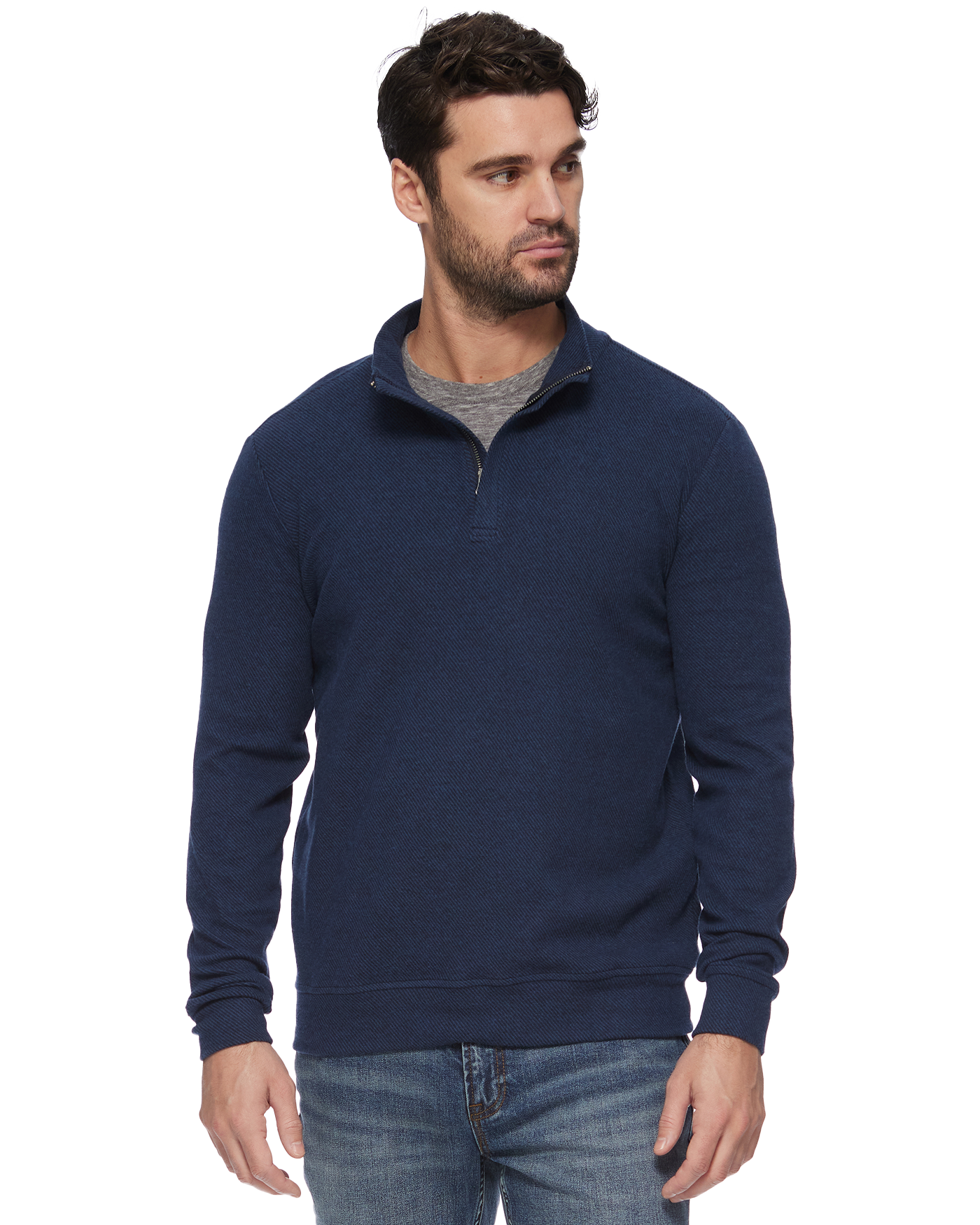 Hero Solid Twill Knit 1/4 Zip