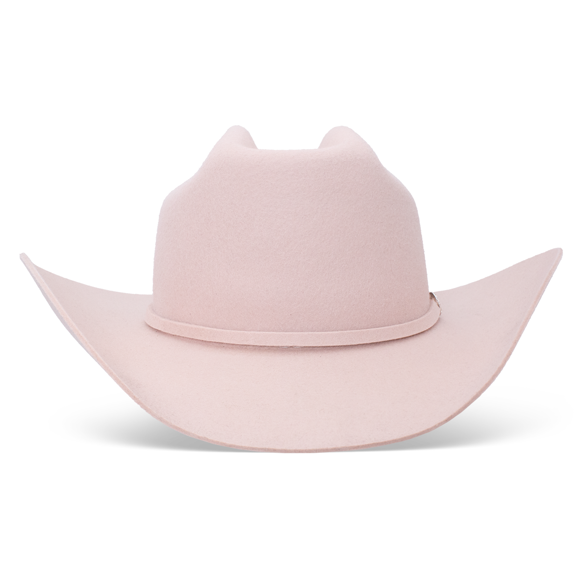 Charlie 1 Horse The Cowgirl Hat Light Pink soft pastel pink felt with a clean tonal finish western fashion