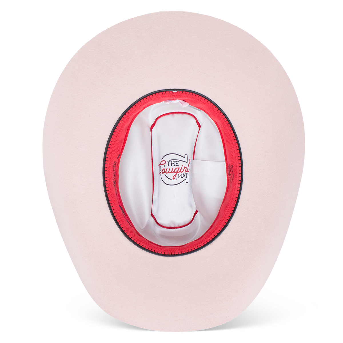 Charlie 1 Horse The Cowgirl Hat Light Pink wool felt construction built for all day wear ranch wear