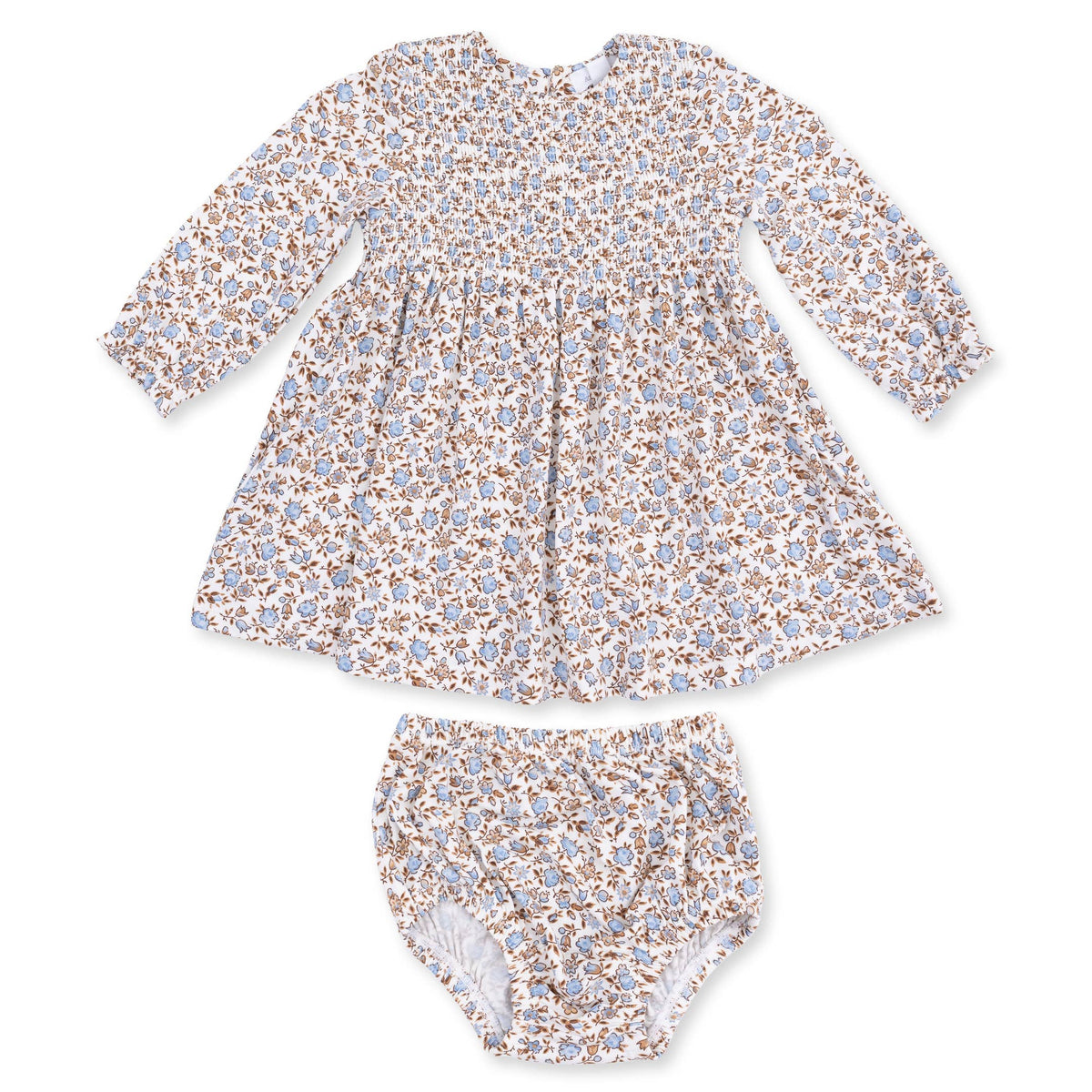 Caitlyn Smocked Bodice Dress and Bloomer shop at boltranchstore.com 