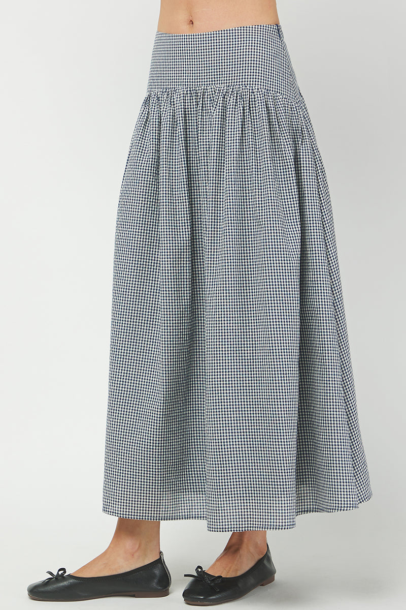 Carly Gingham Midi Skirt bolt ranch store western womens skirts 