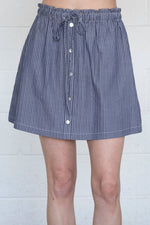 Carly Navy Mini Skirt order at boltranchstore.com