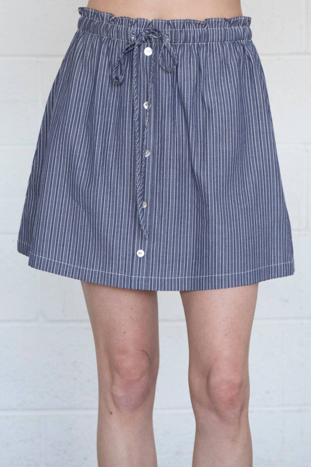 Carly Navy Mini Skirt order at boltranchstore.com
