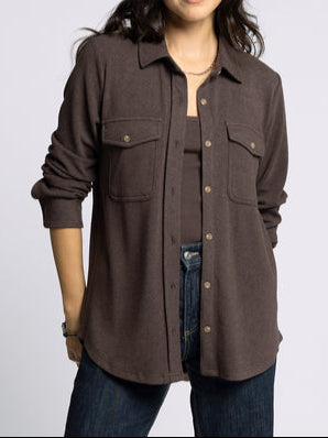 Cassian Shirt in Coffee Bean order today at boltranchstore.com