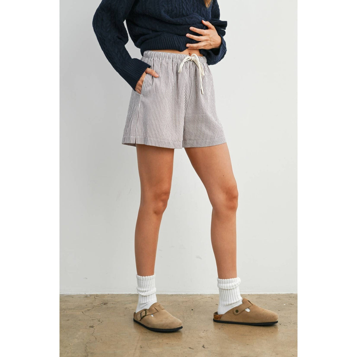 Casual Striped Drawstring Shorts shop at boltranchstore.com summer shorts free shipping