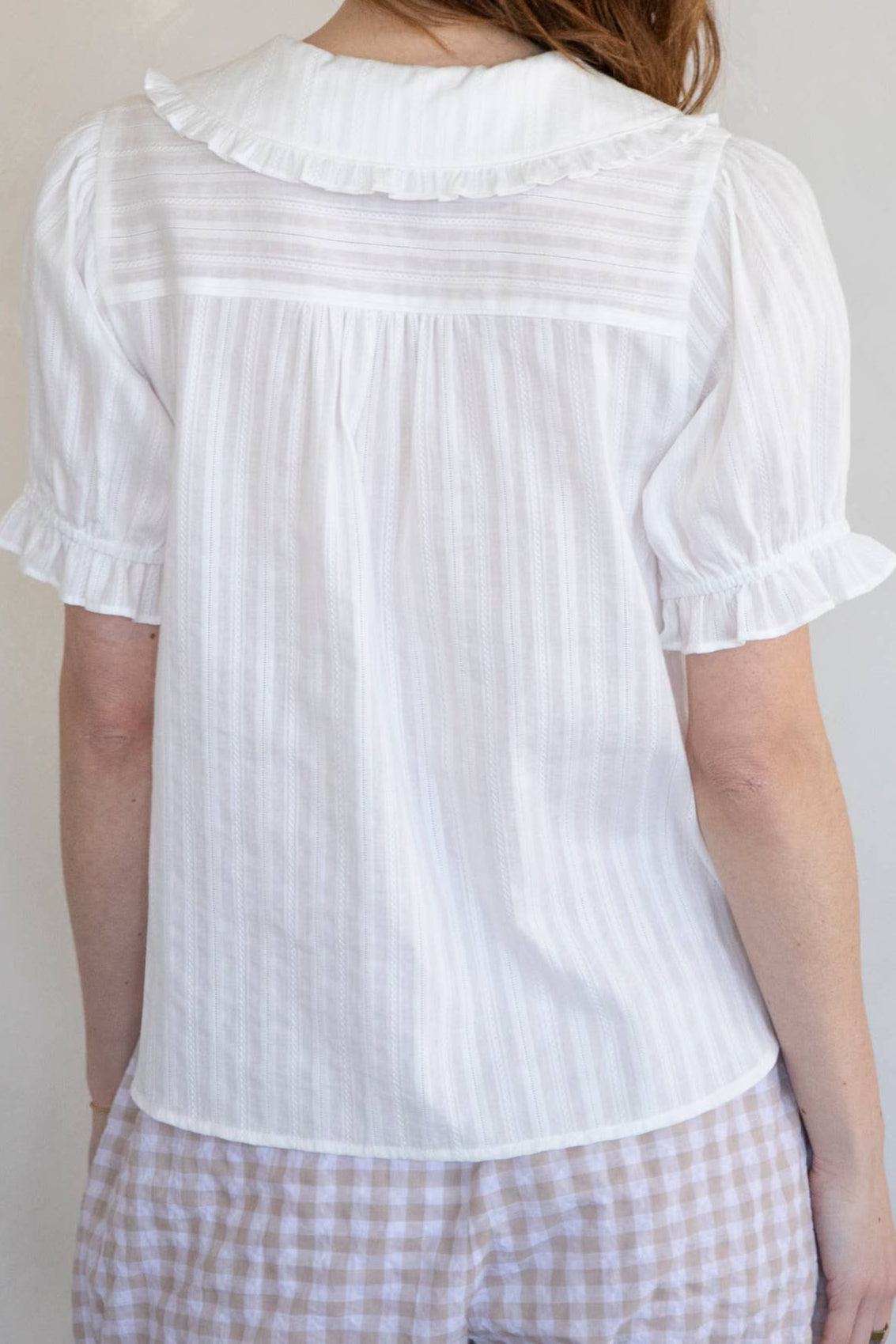 Charlotte Blouse in Ivory