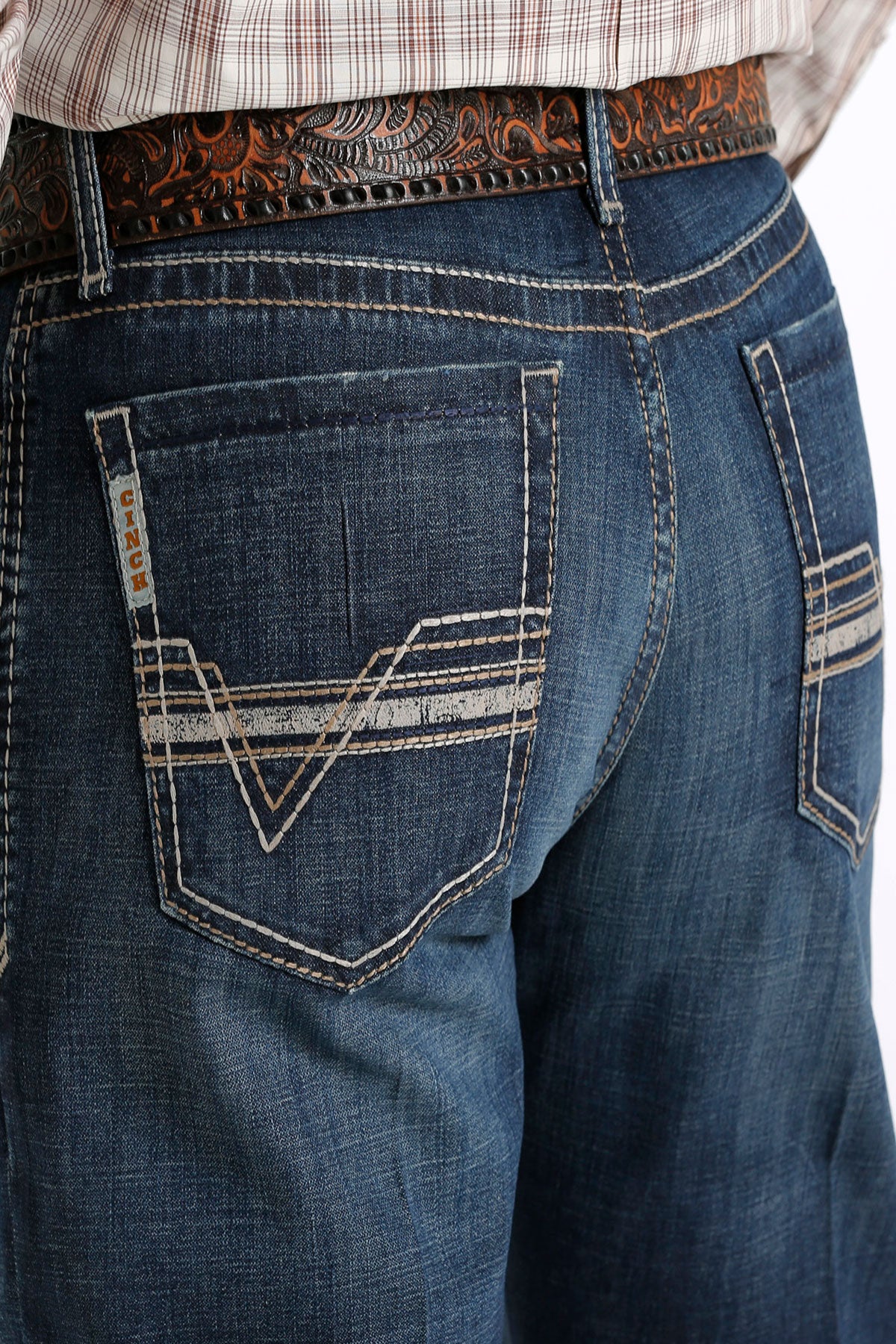 Cinch Mens Grant Mid Rise Relaxed Boot Cut Jean