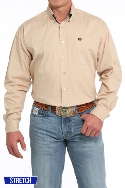 Cinch Mens LS Stripe Shirt