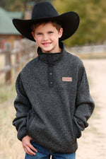 Cinch Boys Fleece Pullover Buy at boltranchstore.com western wear ballerina farms kids