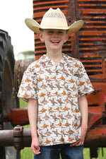 Cinch Boys SS Bronc-A-Sauras Shirt Buy at Boltranchstore.com western wear