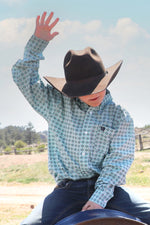 Cinch Boys geo Print Long Sleeve Print Buy at Boltranchstore.com