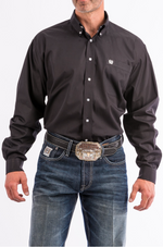 Cinch Mens Black Solid Button Down Shirt Buy at Boltranchstore.com