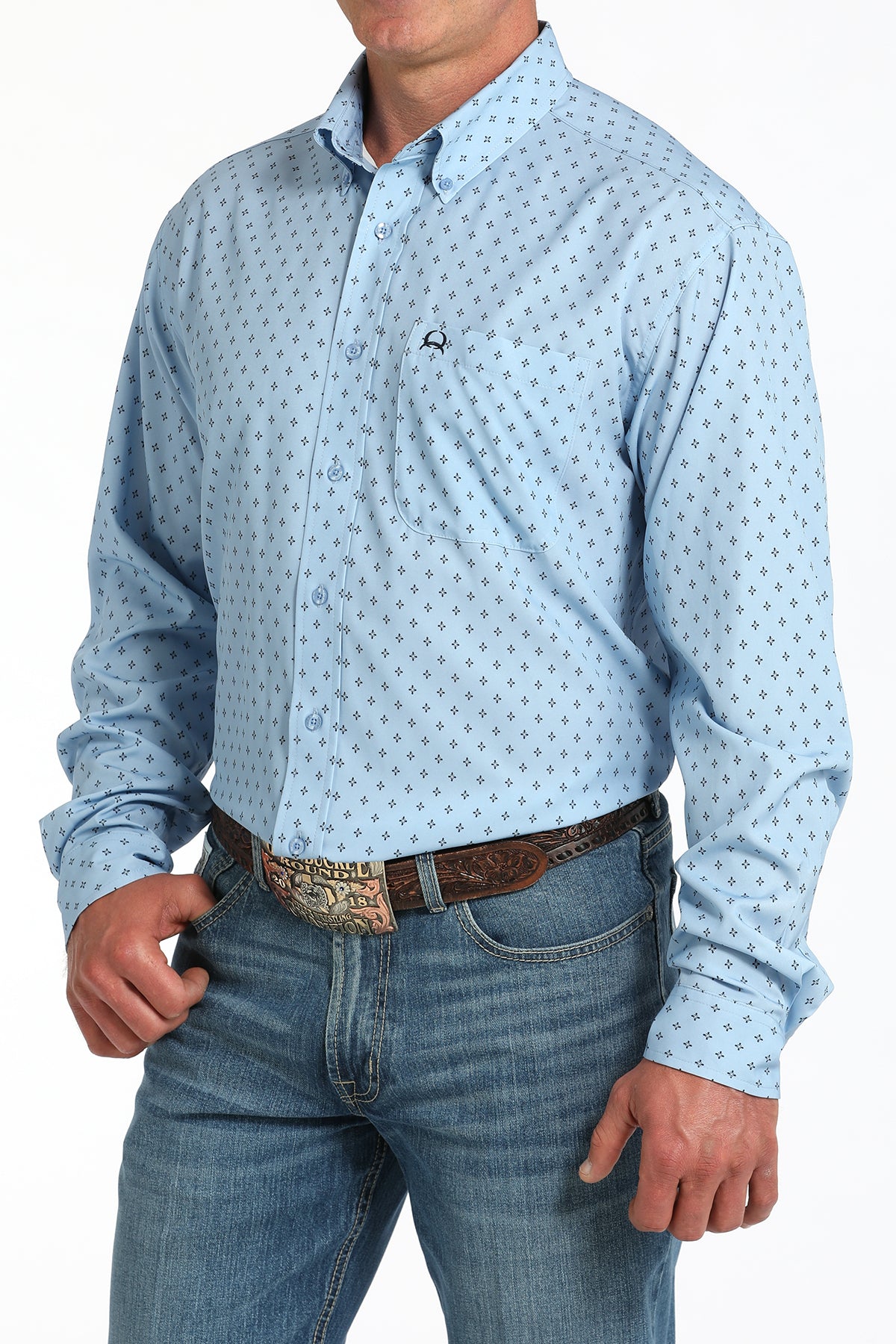 Cinch Mens Diamond Print Western Shirt western wear