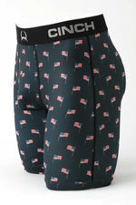 Cinch Mens Flag Boxer Brief 9in Buy at Boltranchstore.com 