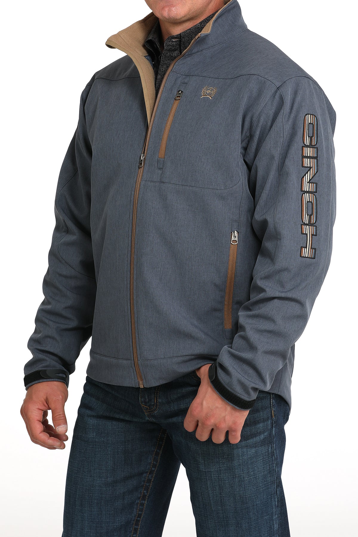 Cinch Mens Logo Bonded Jacket buy at boltranchstore.com western outerwear free shipping
