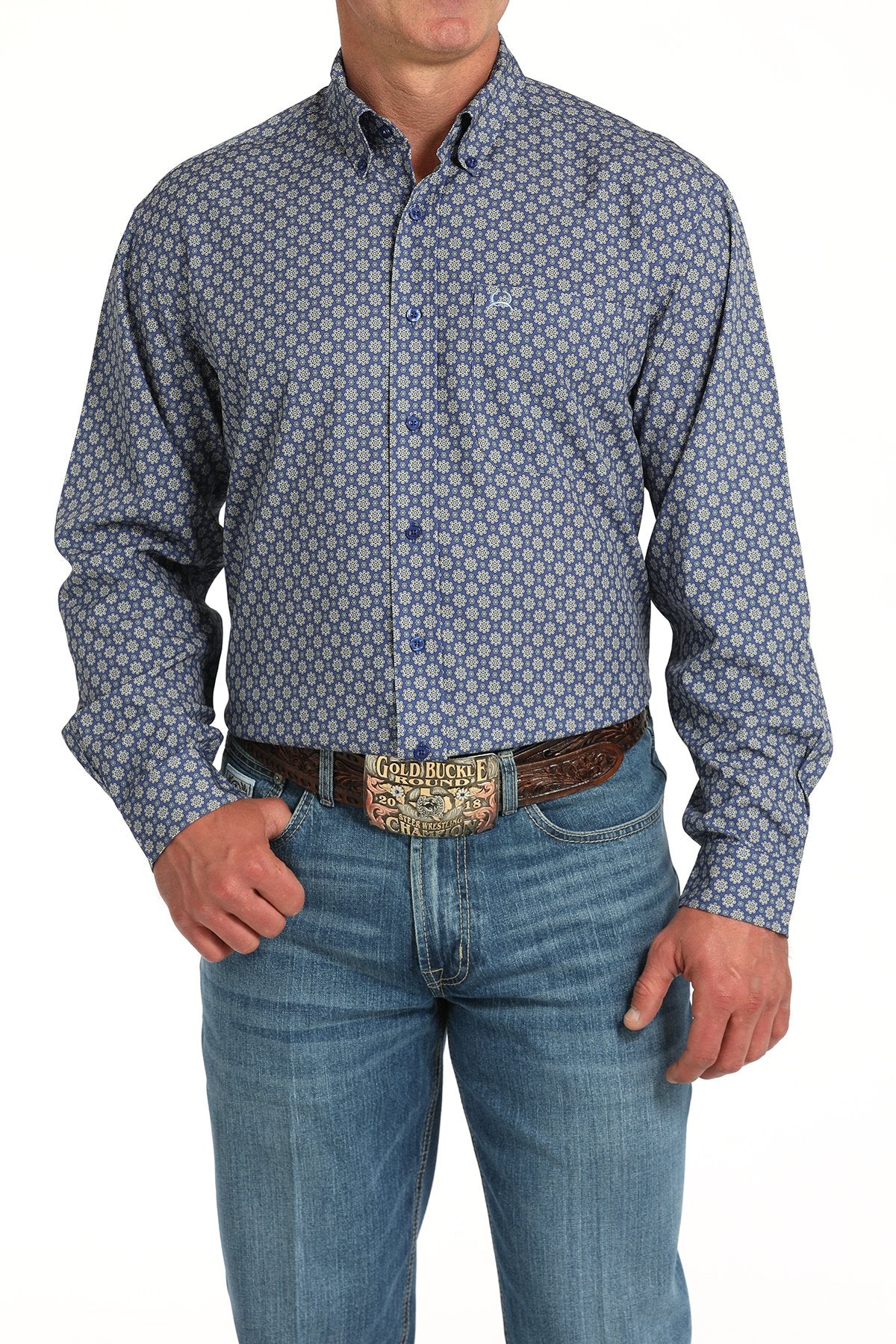 Cinch Mens Medalion Print Shirt order at boltranchstore.com