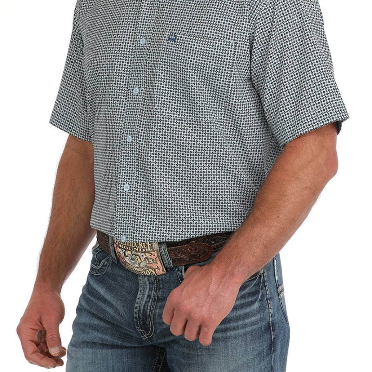 Cinch Mens Short Sleeve Print Arenaflex western wear