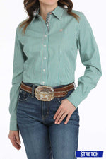Cinch Womens LS Strip Button-Down Shirt order today at boltranchstore.com