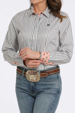 Cinch Womens LS Stripe Western Shirt Buy at Boltranchstore.com