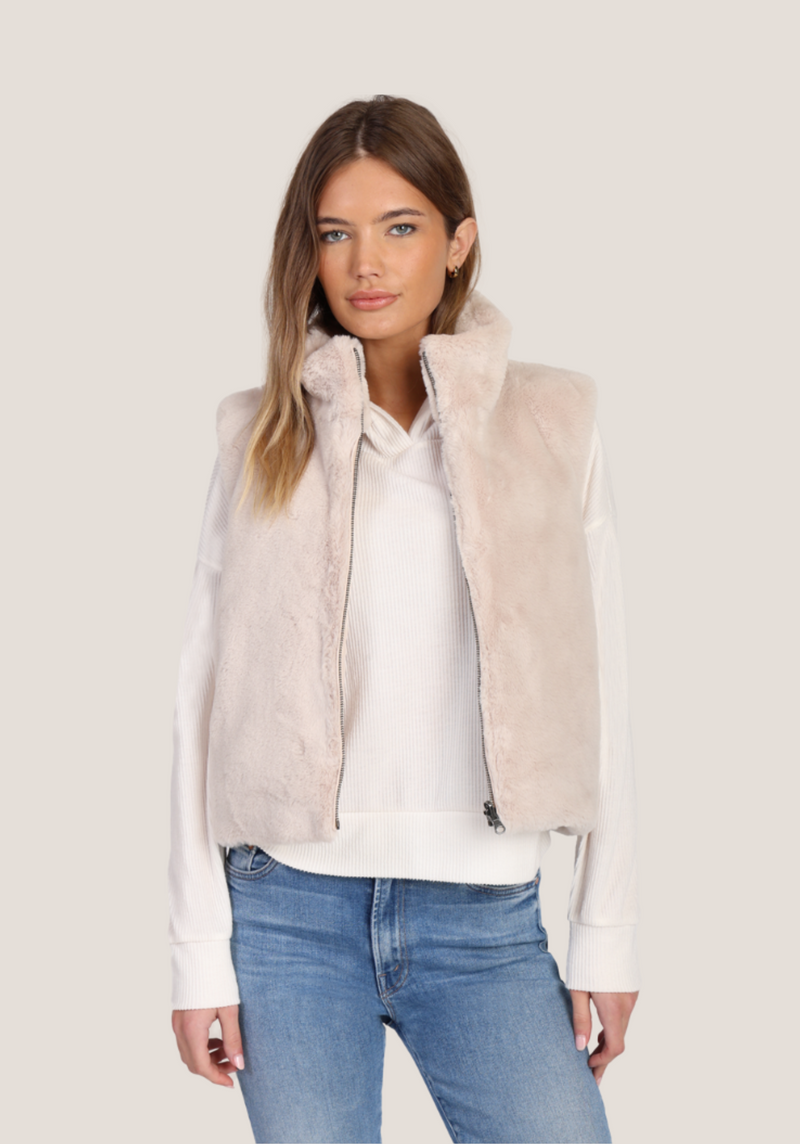 Dylan Womens Classic Reversible Fur Vest