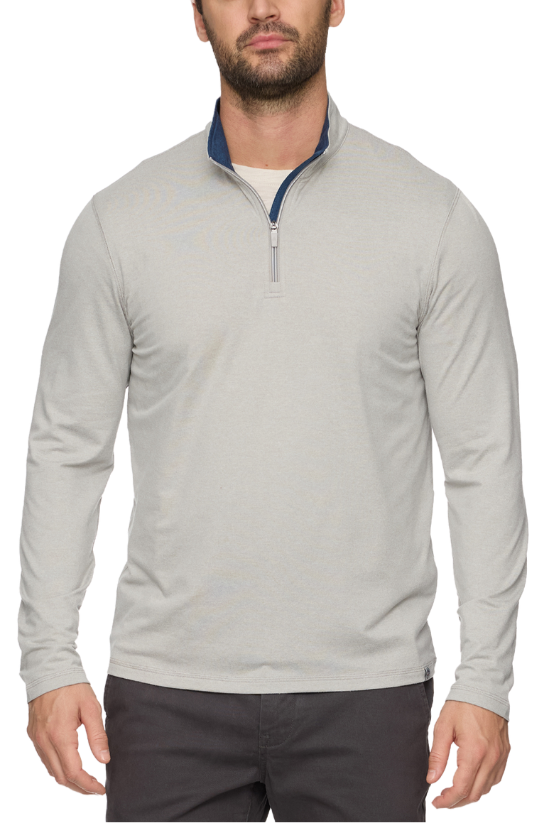 Mens long sleeve Clutch Ultra Soft 1/4 Zip Buy at boltranchstore.com free shipping 