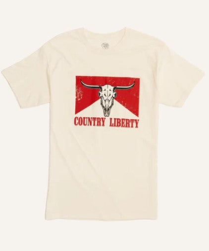 Country Liberty Adult Skull Festival Tee