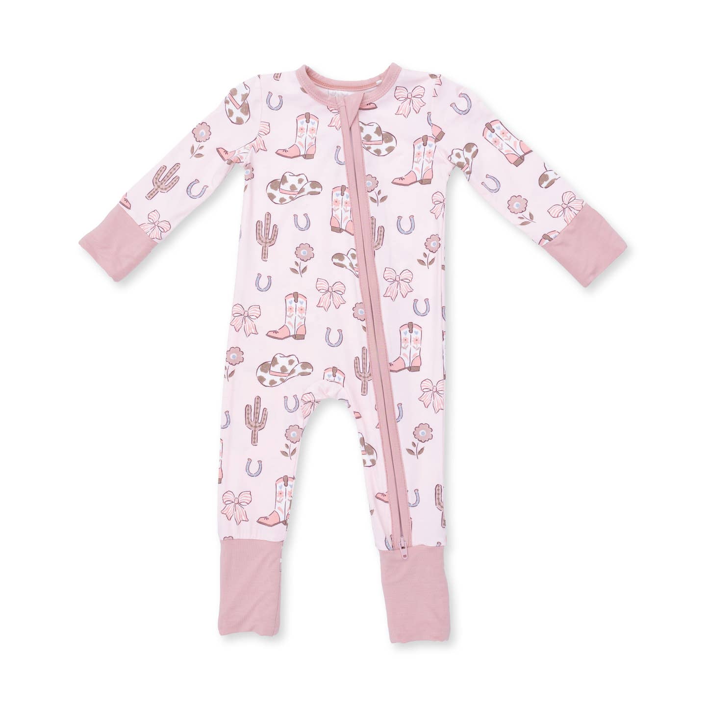 Cowgirl Boots and Bows Convertible Romper shop at boltranchstore.com western baby wear