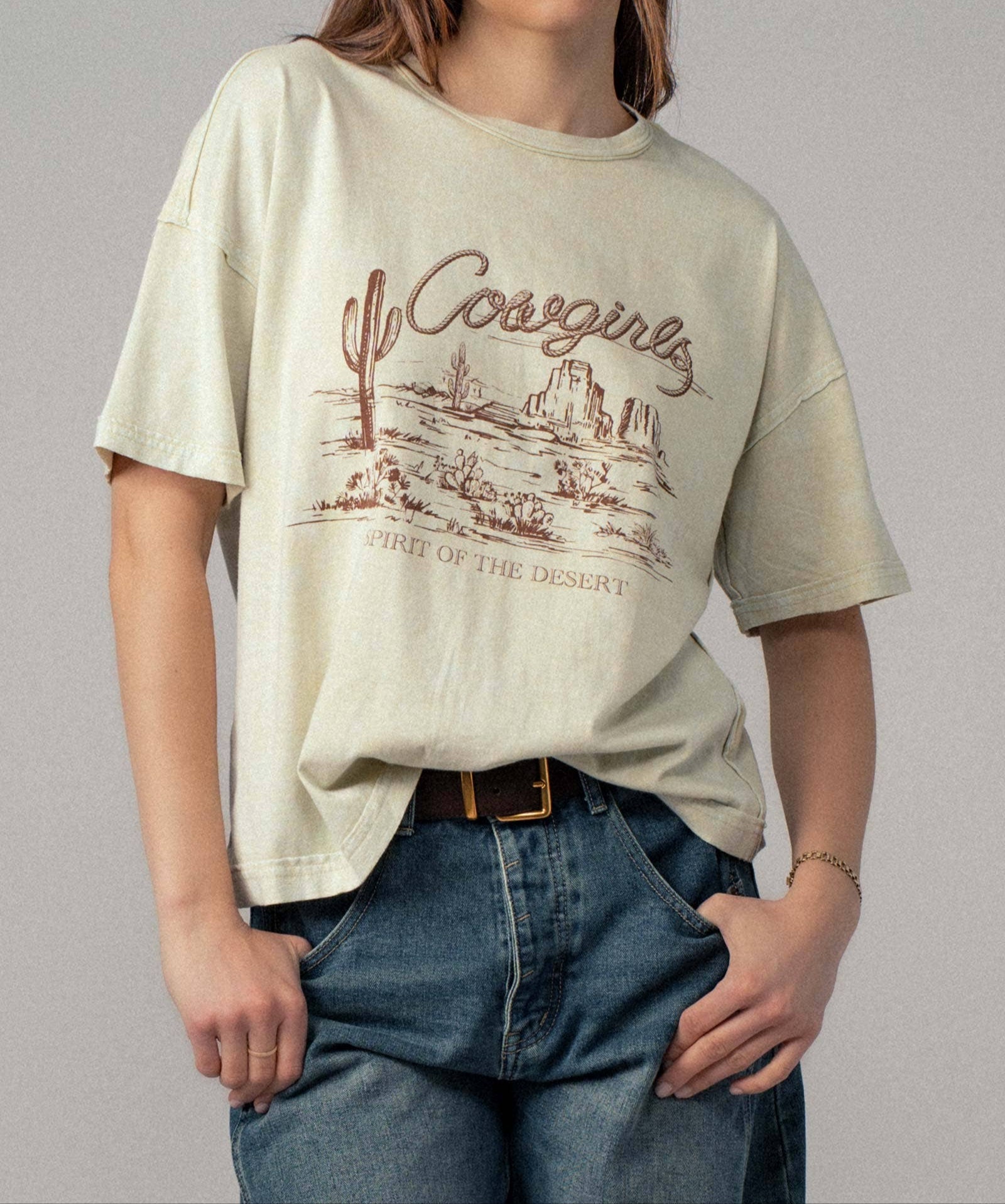 Cowgirls Spirit Of The Desert Tee Buy at Boltranchstore.com