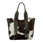 Cowtown Large Zip Top Tote womens bag purse cowhide western fashion Boltranchstore.com Free Shipping