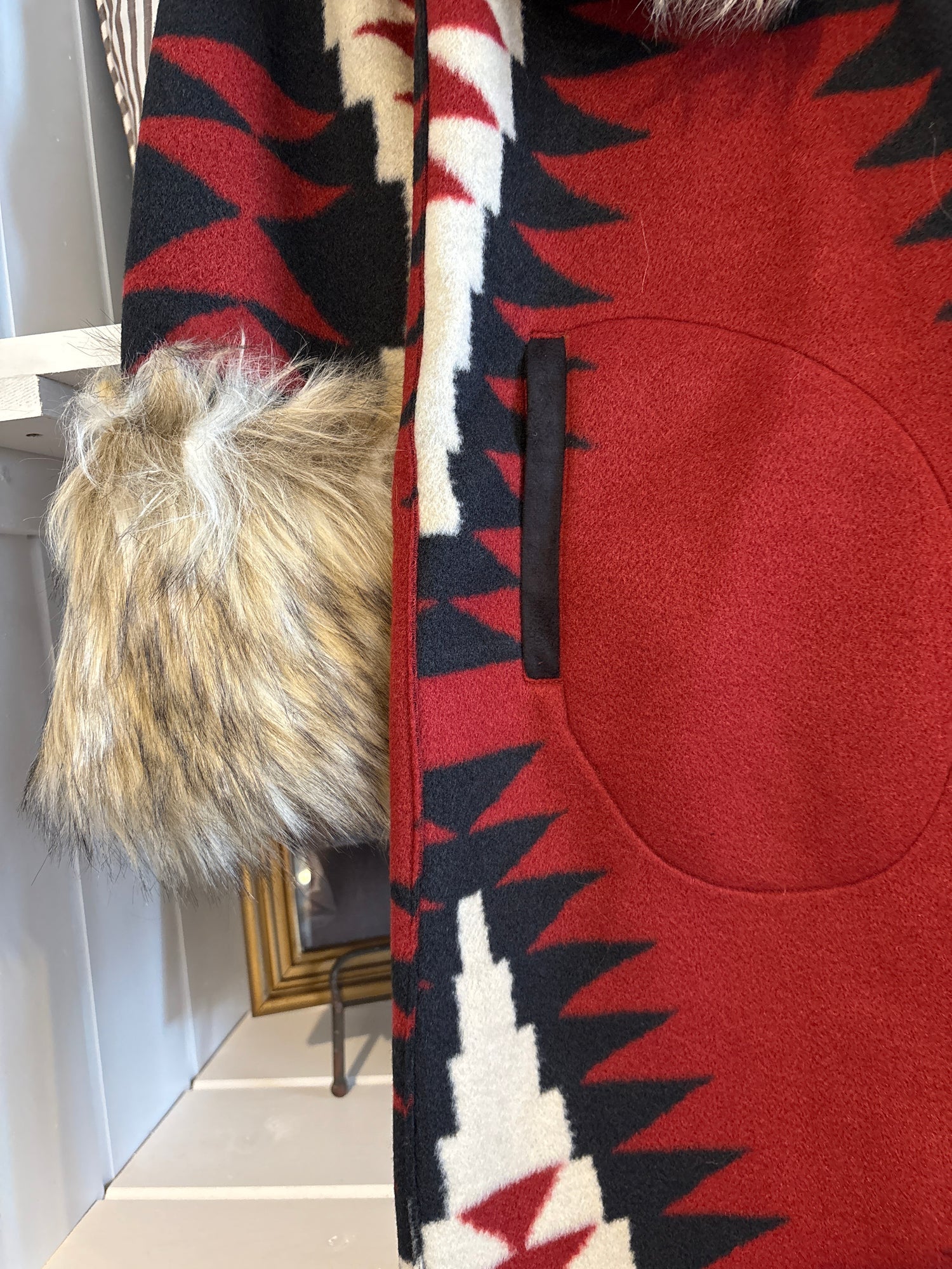 Tasha Polizzi Clay Coat Red