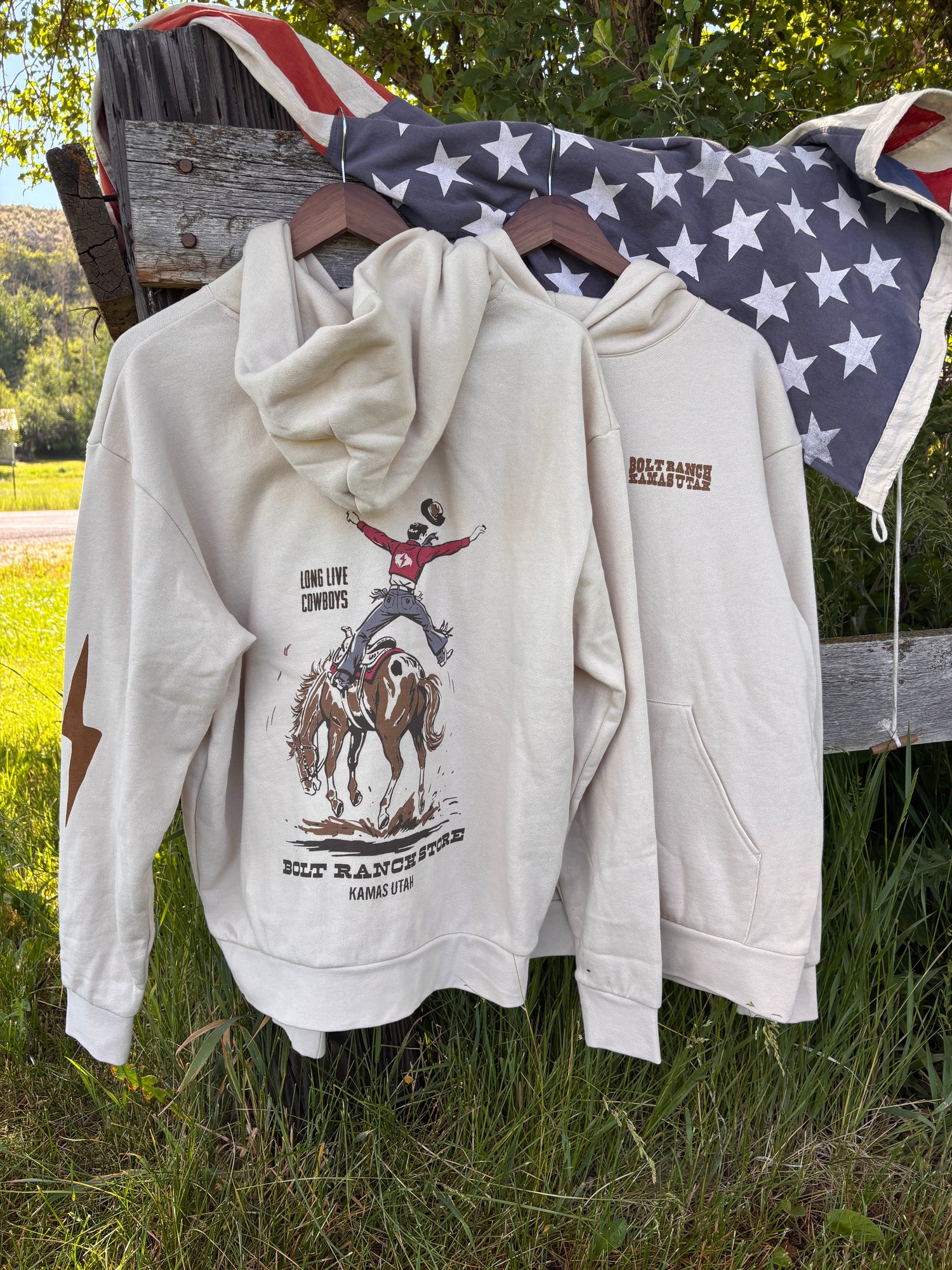 Bolt Ranch Long Live Cowboys Hoodie