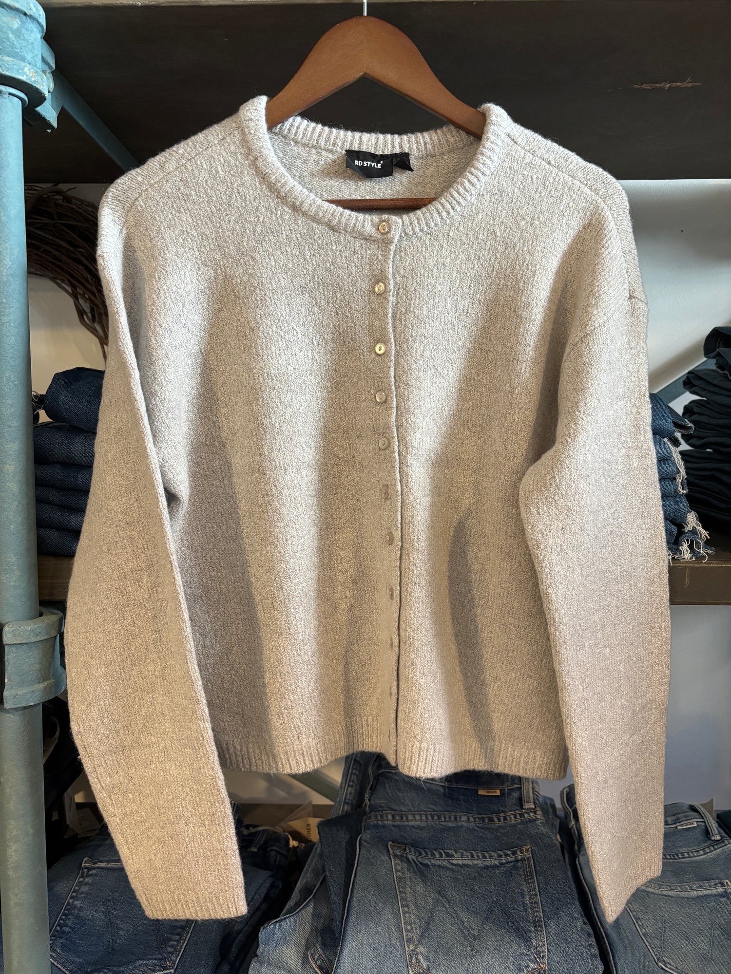 Zoey Crew Neck Cardigan