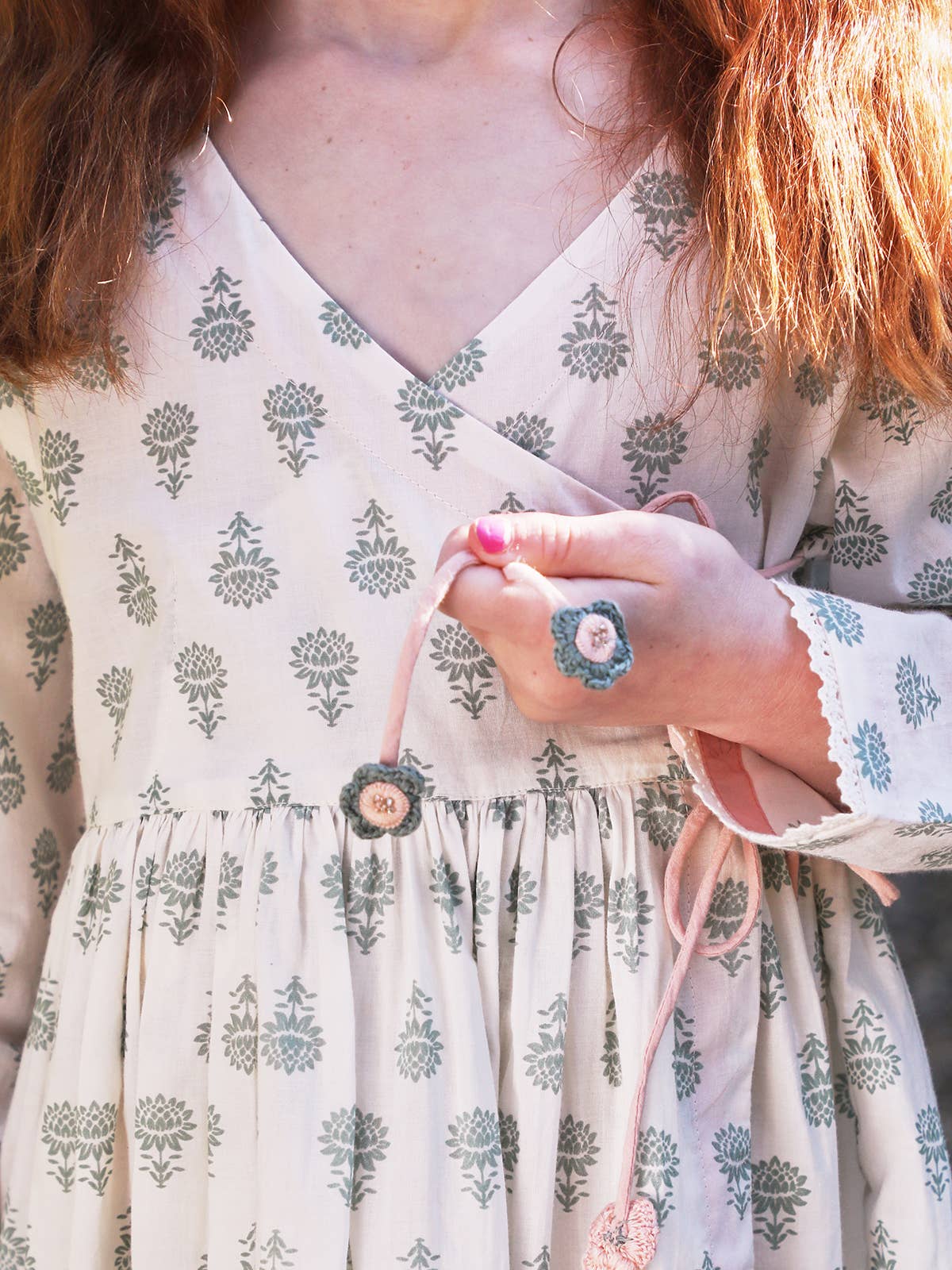 Sunflower Girls Wrap Dress