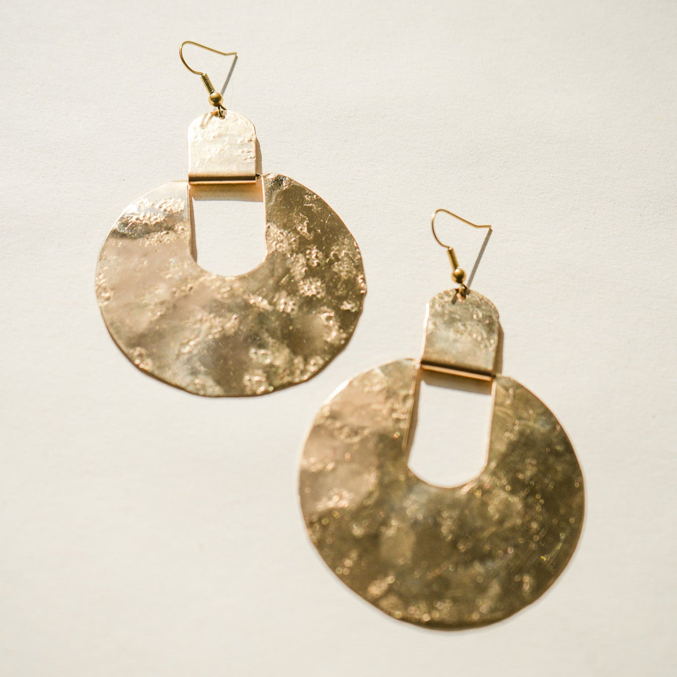 Twisted Silver Egypt Earrings