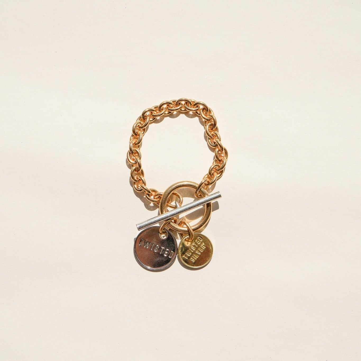 Twisted Silver Capture Bracelet