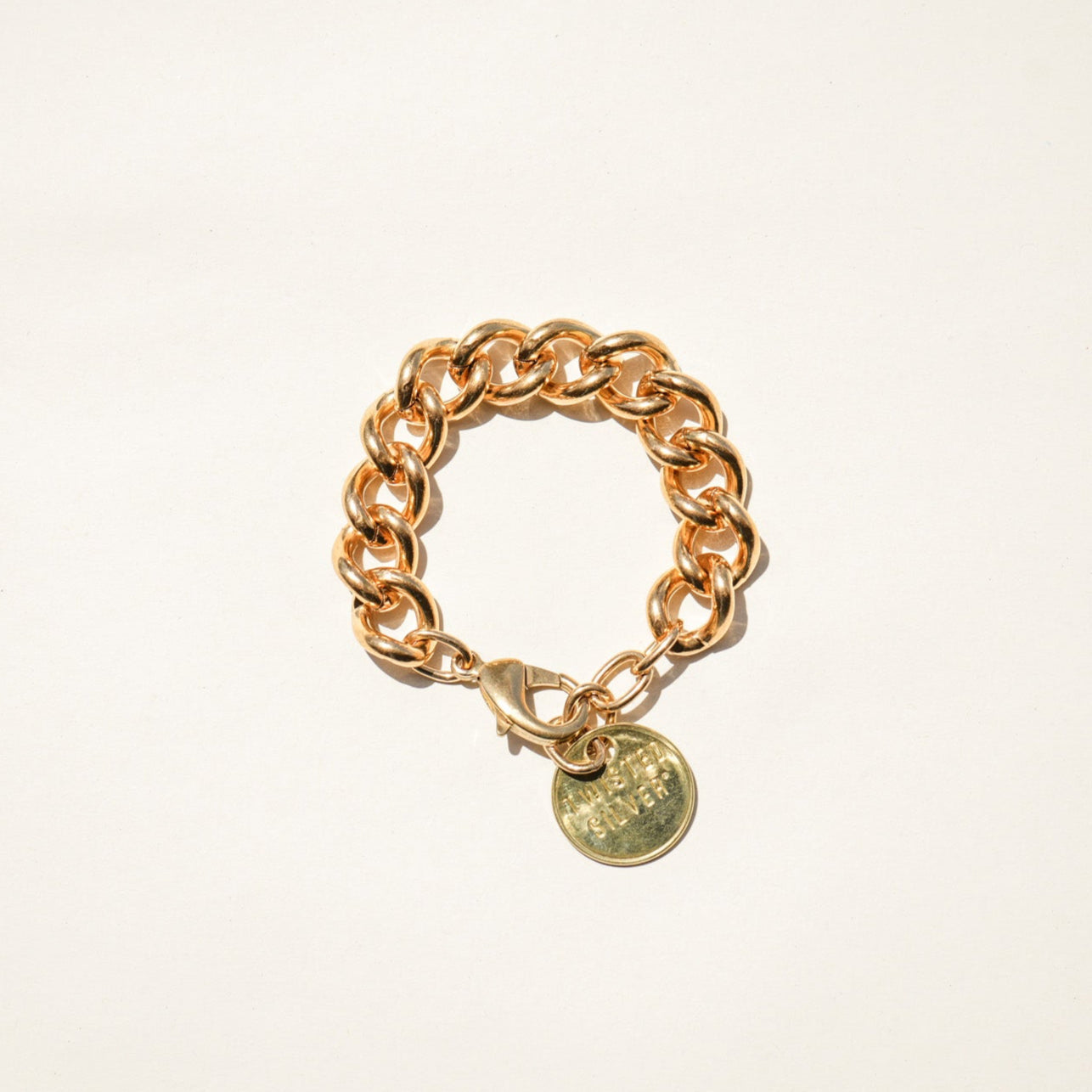 Twisted Silver Bond Bracelet