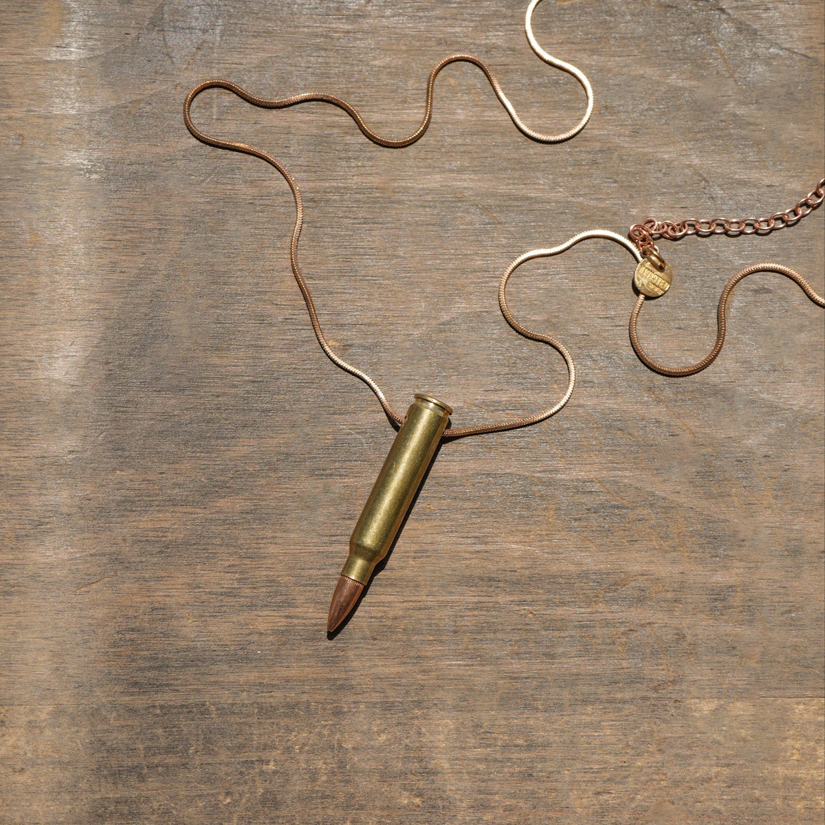 Twisted Silver Shot Necklace single strand necklace with a slim profile womens jewelry western fashion