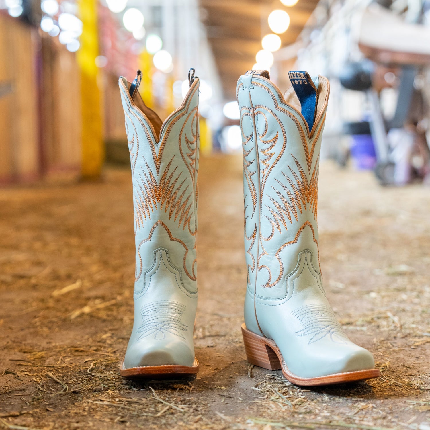 DSC05346 Hyer Womens Leawood Boot at boltranchstore.com robin egg  blue cowboy boot 13" shaft womens boots 