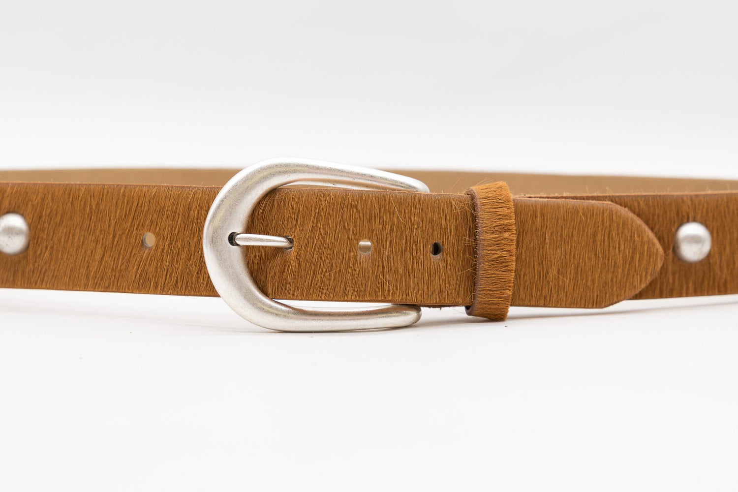 Womens Hayes Calf Hair Belt