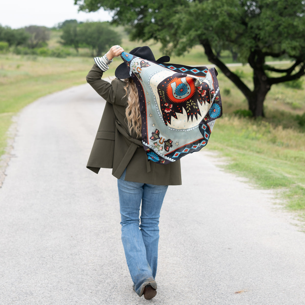 Finge Dovely Too Silk Scarf