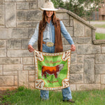 Fringe Scarves Toro Grande Silk Scarf Shorty 26 inch or Long Tall 35 inch square wild rag rodeo